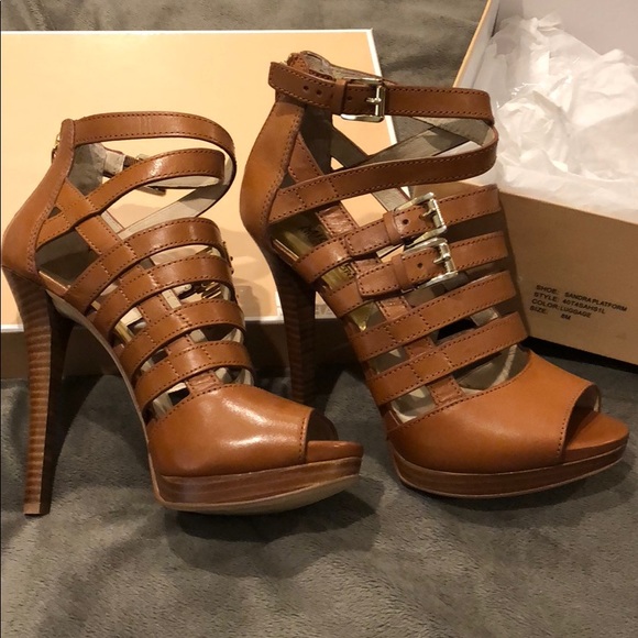 michael kors sandra platform caged dress sandals